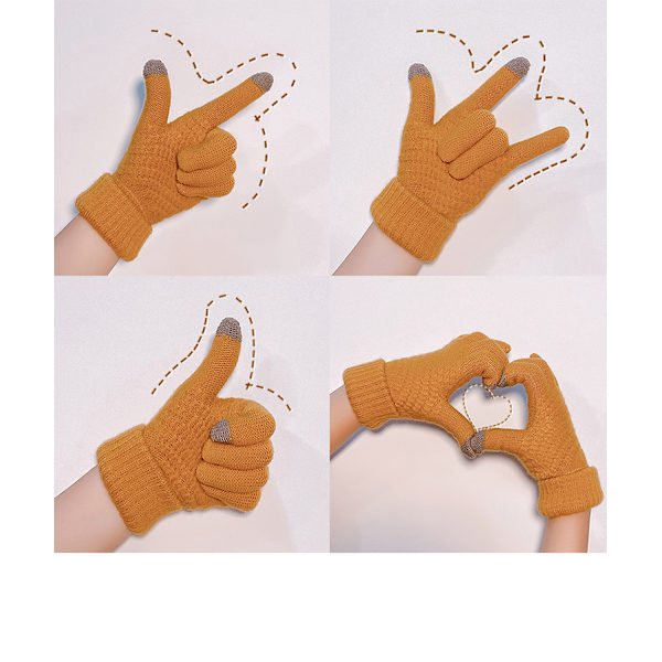 1 par vinterhandskar, unisex vindtäta varma handskar