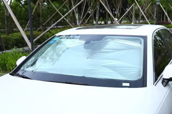 Auto Solskjerm Interiør Frontrute, Auto SUV Truck Paraply (140X79cm for Medium/Large Bil)