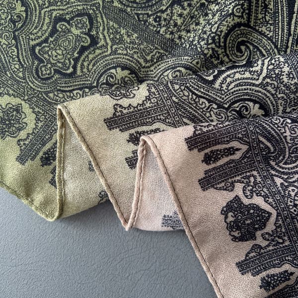 Kvindernes efterår og vinter gradient cashew print sjal