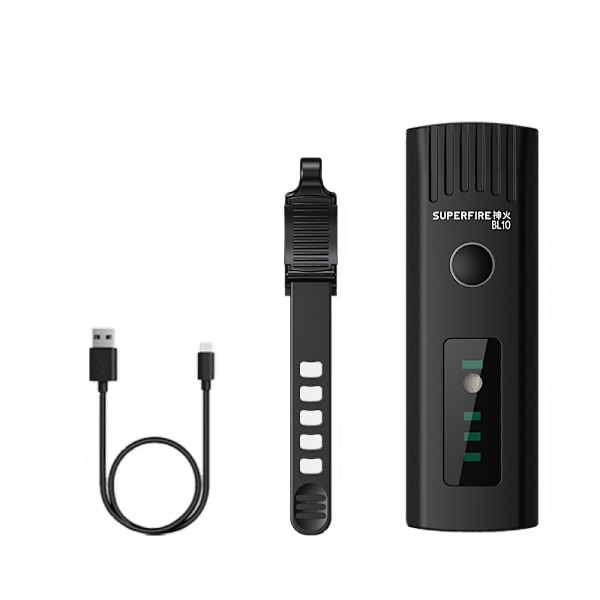 Sykkellykt, IPX6 vanntett sykkellys, USB-C hurtiglading, 200 lumen, høyeffektiv LED-sykkellys.