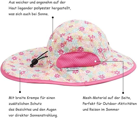 Baby Mössor S Sommar Flicka Pojke Barn Mössa UV Skydda Solhatt för Småbarn Strand Vandring Mössa