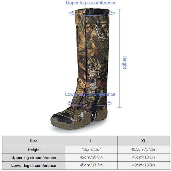 Jungle Crossing Død Blad Camouflage Fodbeklædning (Død Blad Camouflage (Størrelse L))