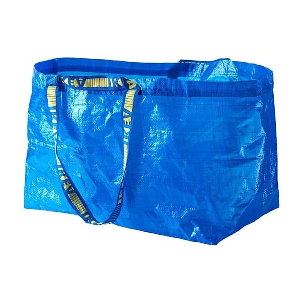 Sett med 2 store blå proviantposer (71l, 55x37x35cm)