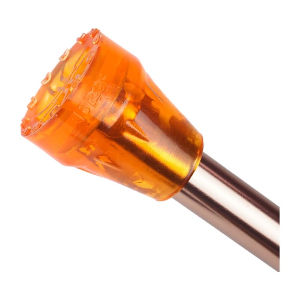 10-pack kryckkäppsfot, 19 mm gummikryckkäppsfot, universell käppfot, robust käppkäppsersättning (orange)
