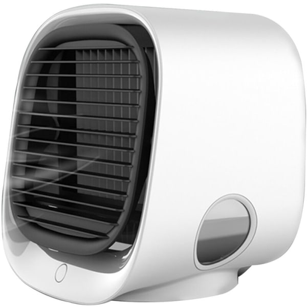 Mini bærbar vandkølet aircondition ventilator (hvid)