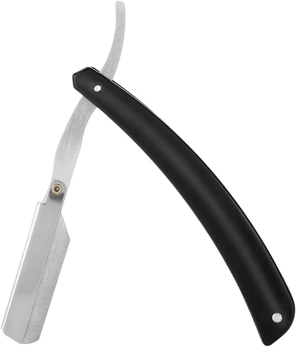 Bærbar rustfri barberkniv i rustfrit stål, barberkniv, til frisører og barberer