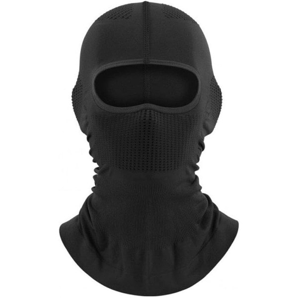 Ski Maske Full Face Halstørklæde Cykling Full Face Cover Balaclava Vinter Hals Hoved Varmer Motorcykel Fiskeri Hjelm Line(sort)