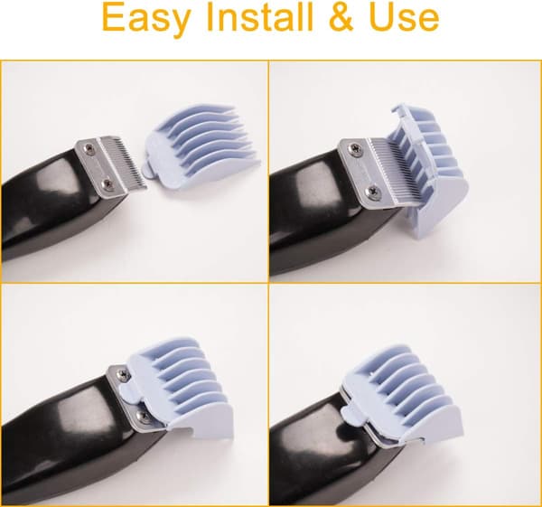 8 Guide Comb Set hårklipper guide kamme, 8 guide kamme til udskiftning af klippertilbehør
