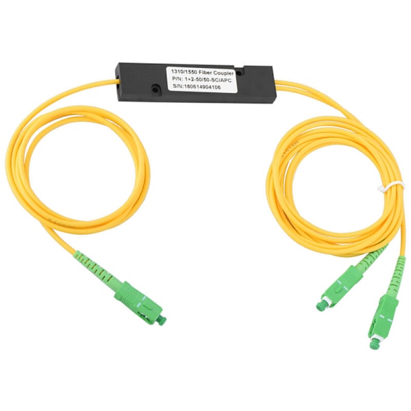 Kuituoptinen kuitu SCP 1x2 PLC SC/UPC PCL -erotin