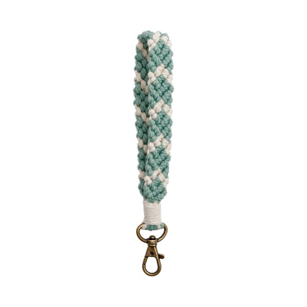 Handgjord nyckelring armband bohemisk nyckelring handledsband tofs nyckelband bilnyckelring damgåvor