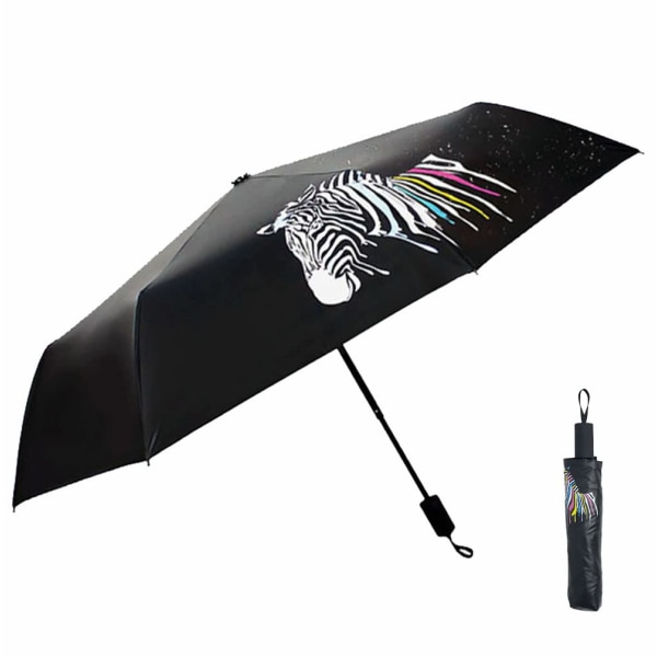 8 Bone kannettava Travel Compact -sateenvarjo, UV-suojattu aurinkosuoja C