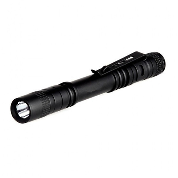 2PCS LED Mini Ficklampa Super Liten Vattentät Fickklämma Drivs av AAA-batteri (ingår ej) Lätt att bära Utomhusutrustning för vandring, camping,