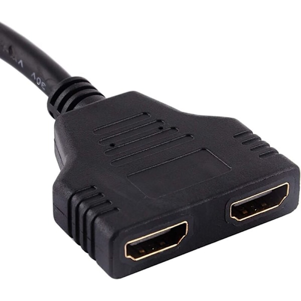 HDMI 1080p HDMI HDMI Han HDMI HDMI hun 1 til 2-vejs kabel Kabeladapter til HD TV, LCD-skærm og projektorer