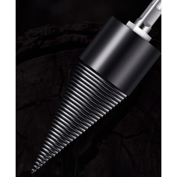 32mm Vedklyv Träklyv Heavy Duty Borrskruv Kon Drivrörelse Eld Vedklyv Split Ved Kon Bit