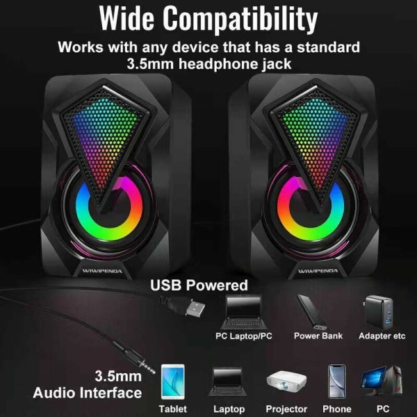 Hjemme USB-lyd bærbar computer (eksplosionsmodel X2)