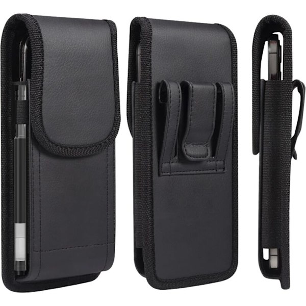 Mobiltelefonfodral med bältesklämma, lämpligt för Apple XSMAX (telefonstorlek 157,5 x 77,4 x 7,7 mm), Apple 6plus/7plus/8Plus, Oppoa3/A5/A7/K1, Viv