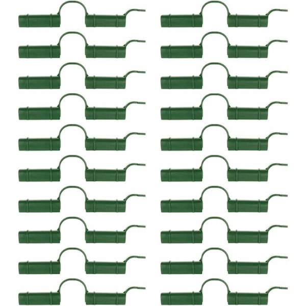 Set med 20 fästklämmor för växthus - för växthusram - fast verktyg - för trädgårdspresenning - solskydd. 1,1 cm