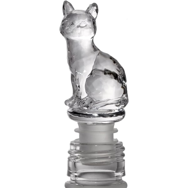 Viinisamppanja juomapullon korkki (Clear Cat)