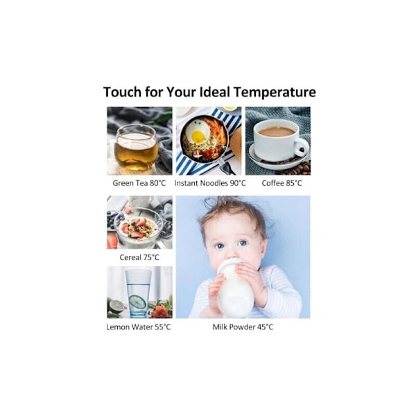 12V/24V Bilvarme Kop, 400ml Rustfrit Stål Opvarmet Rejsekrus, Dual-use Elkedel med Intelligent Temperaturkontrol
