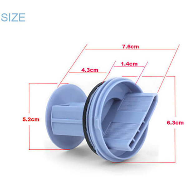 Reservedeler til vaskemaskin, avløpsplugg for Siemens, Bosch WM1095/1065 WD7205 vaskemaskin