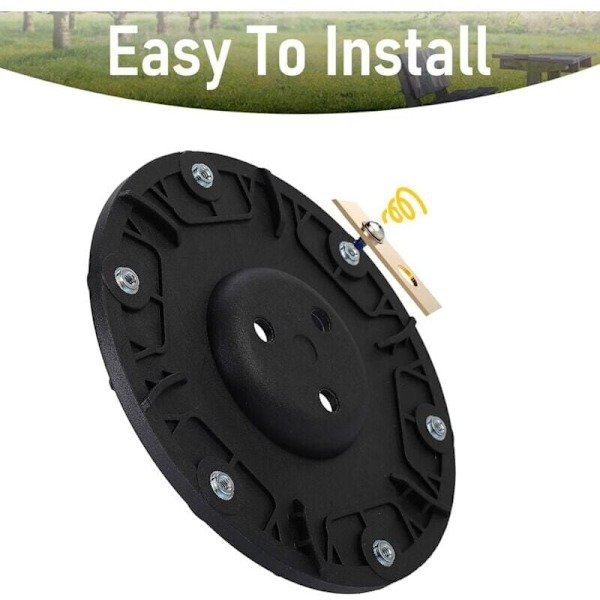 Ersättningsbladskiva, set, 6-blads spinner för WORX/Landxcape/Kress/Einhell robotgräsklippare
