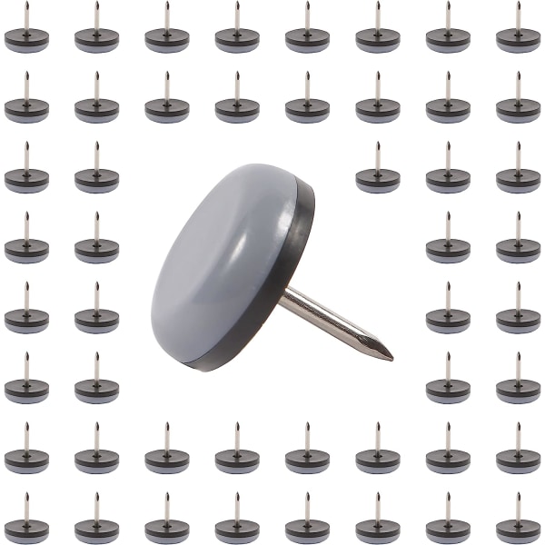 Glid för stolsben. Lätt att installera på stolsben, möbelglid för inomhusbruk för att skydda golv från bordsben (50-pack)