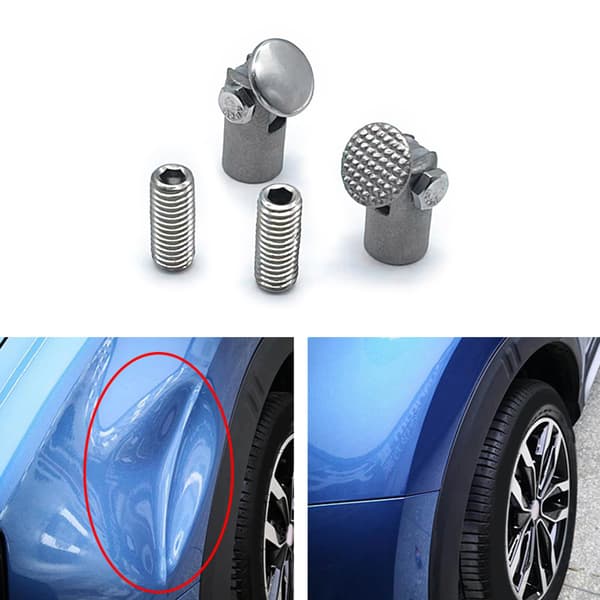 2 stk/sett Bilreparasjon Verktøy Bil Bulk Reparasjon Konvertering Hode Slide Rod Plugg Universal Hode Bil Bulk Reparasjon Pad Jern Bulk Puller Verktøy