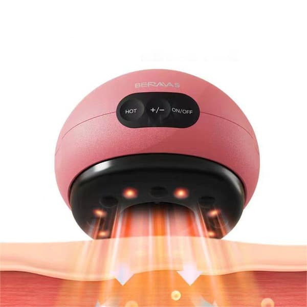 Intelligent elektrisk skrapverktyg, meridian muddring, kopping, avfuktning, rött ljus terapi, hem massager