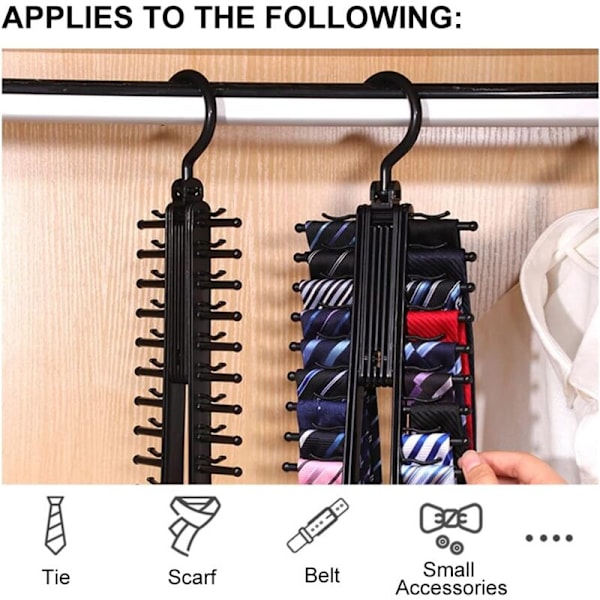 Porte slips, slipshängare, justerbar slipsdörr, slipsdörr justerbar i x, slipsdörr med halkfria tänger, för slipsar, bälten, halsdukar, accessoarer och m