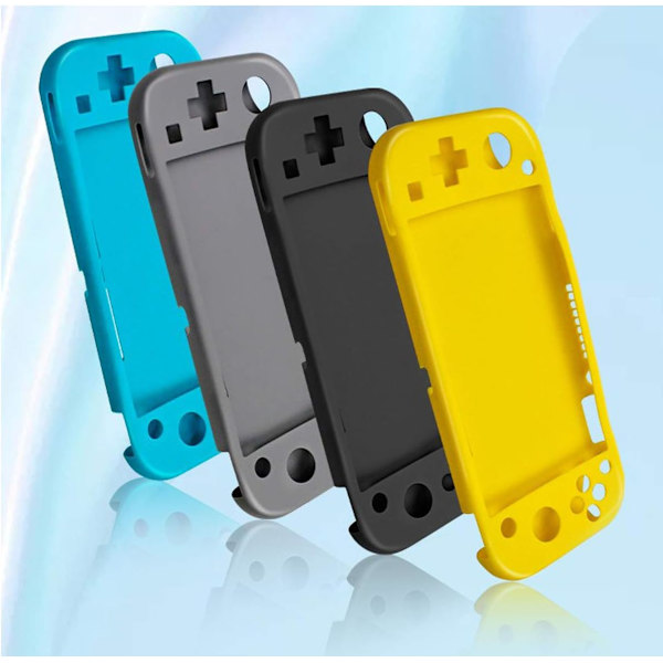 2 stk. beskyttende deksel for Switch Lite i silikon, deksel for Switch Lite, gult og blått