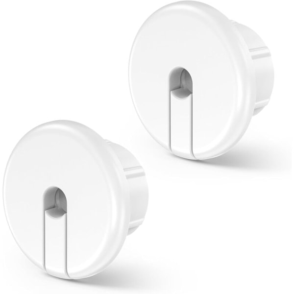Seinäkaapelin läpivienti Ethernet-kaapelille, 1 tuuman seinäreikä, kaapelin läpivienti Starlink Ethernet -kaapelin liittimelle ja huonekalujen johdinreikiin (valkoinen, 2 huonetta)
