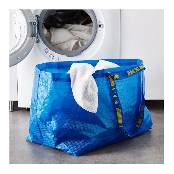 Sæt med 2 store blå proviantposer (71l, 553735cm)