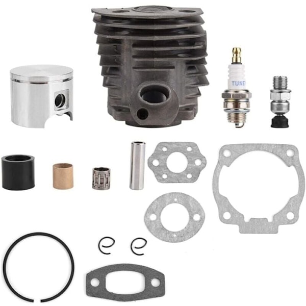 Cylinder Kolv Packningssats, 46mm Cylinder Kolv med Packningssats för Husqvarna 50, 51, 55 Rancher Nikasil Motor, Robust och Hållbar