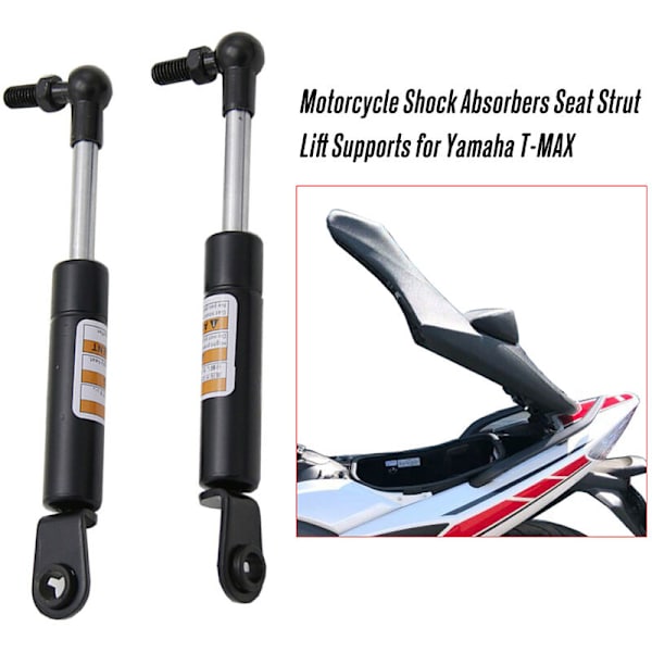 Løftbar sadelben til Yamaha TMAX 500 530 (sort)