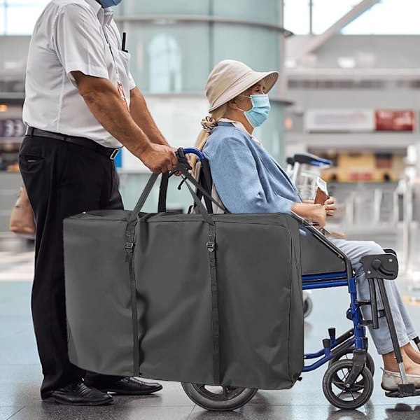 Foldbar opbevaringstaske til kørestol - 106,7 x 71 x 23 cm - Beskyttelsescover til kørestol og scooter