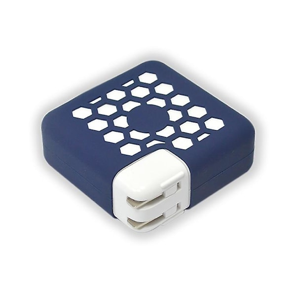 Blå - Skyddande fodral för Macbook 12 tum 29w, Macbook Air 13 tum 30w nätadapter