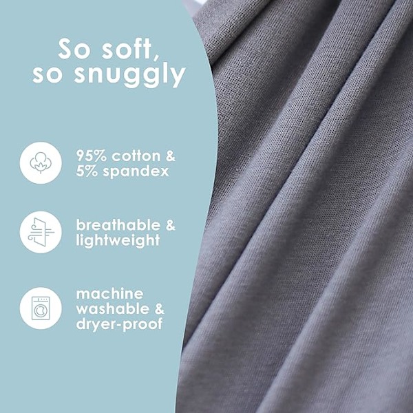 (Mörkgrå) Babysele Enkel att sätta på - Bekväm Bomull Nyfödd Baby Carrier för Nyfödda upp till 16 kg - Hands Free Sling - Babywearingfilt