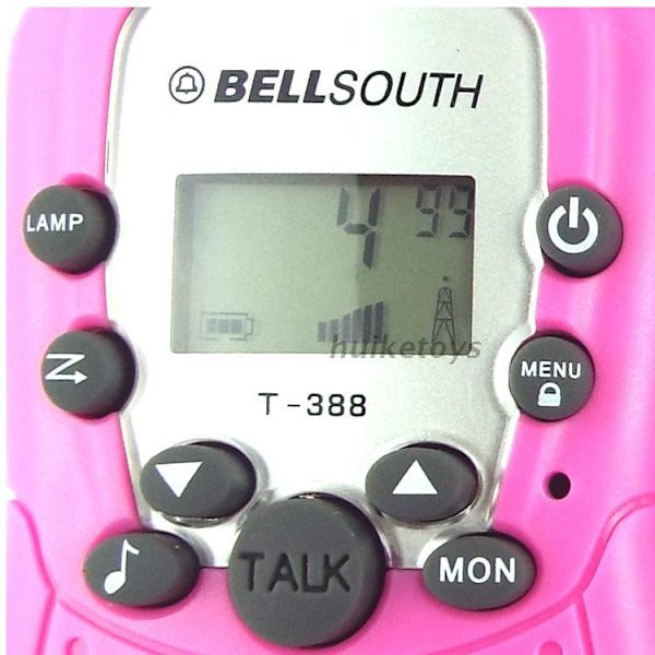 3PCS Kids Walkie Talkie, 2 Way Radio Walkie Talkies med 8 kanaler, Bakgrunnsbelyst LCD lommelykt, Lekegaver for 3-12 år gammel Camping, Utendørs eventyr