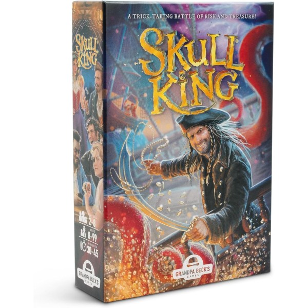 Isoisä Baker's Game Skeleton King The Ultimate Pirate Trick Game 2-8 pelaajaa 8+