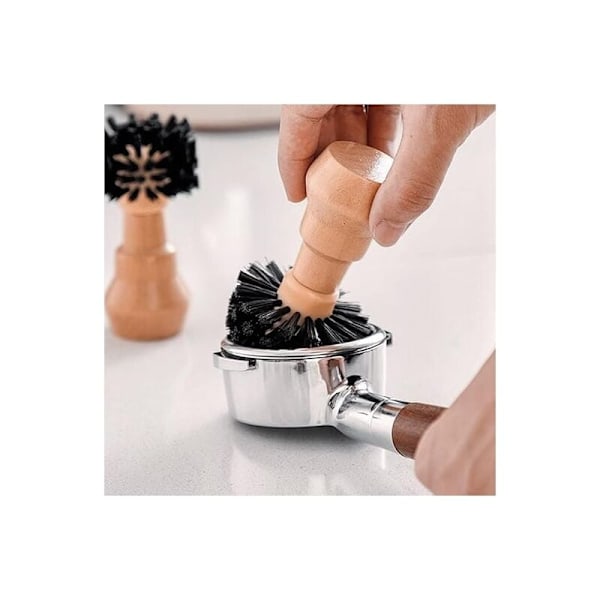 Rengjøringsbørste for kaffemaskin, espressomaskin, uknuselig kaffebørste