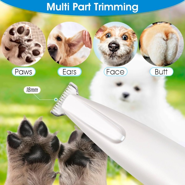 Klotrimmer för hundar, uppgraderad version