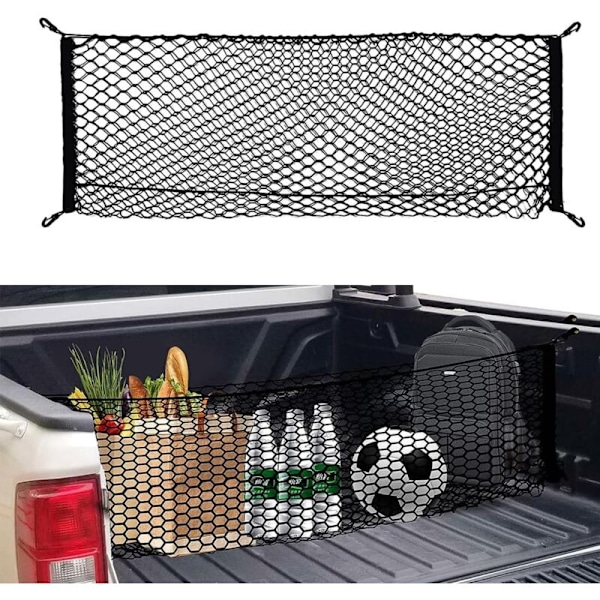 90x40cm auton tavaratilan säilytysverkko sopii useimpiin autojen tavaratiloihin, erittäin joustava kiinteä matkatavaraverkko
