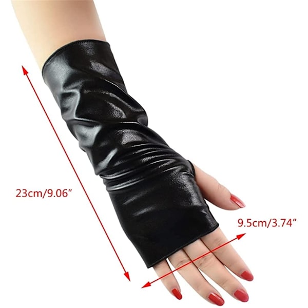Cosplay Fingerless Handsker Gothic Punk Rock Scene Handsker Kvinder Piger