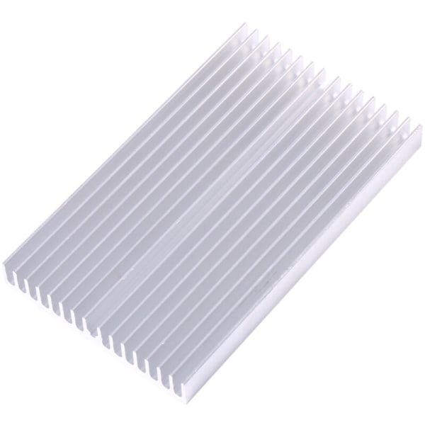Hjertependulchip i form af et aluminiumsgitter til LED-effekttransistor IC 100 x 60 mm