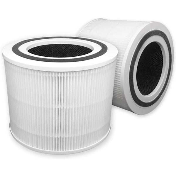 Core P350 Erstatningsfilter for Kjæledyrpleie til LEVOIT Core P350 Luftrenser for Kjæledyrpleie, 3-i-1 H13 True HEPA Erstatningsfilter, Del # Core P350-RF, 2-pakning