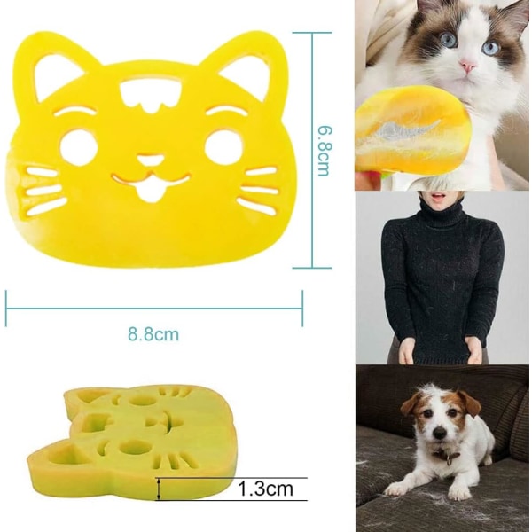 Hårborttaker for vaskemaskin, epilator for kjæledyrhår, 2 stk rengjøringsverktøy for kjæledyrhår, gjenbrukbar vask for vaskemaskin, for klær, sengetøy