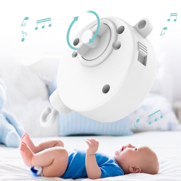Baby Mobil Spjälsäng Bell Barnleksak Definitiv Flyttbar Musikdosa Växer Leksak