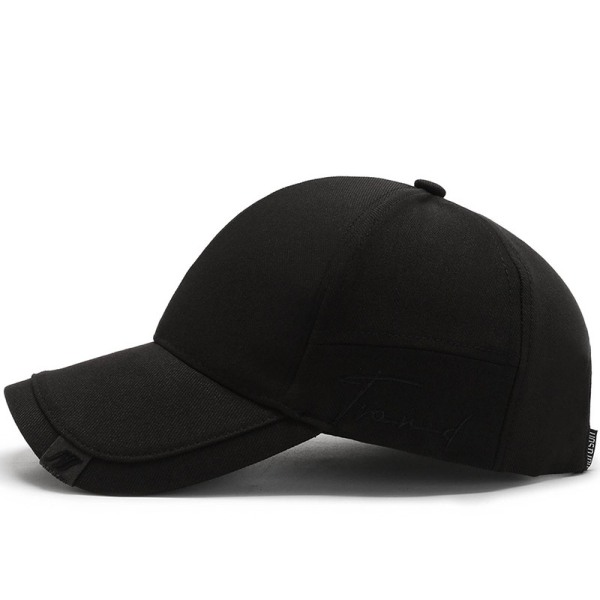 Mørkegrå-justerbar baseballcap Golfhatt Motorsykkel Trucker Cap