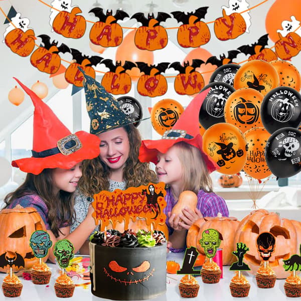 1 kpl Halloween-lippu koristelu luova ripustus