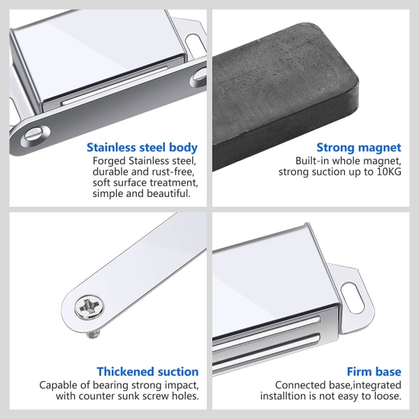 Magneettiset ovilukot (55mm - 6 kpl)